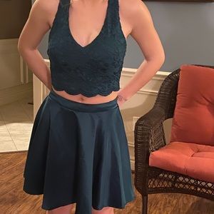 Dark Green Homecoming/Prom Dress